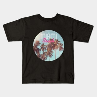 Miami Beach Florida Kids T-Shirt